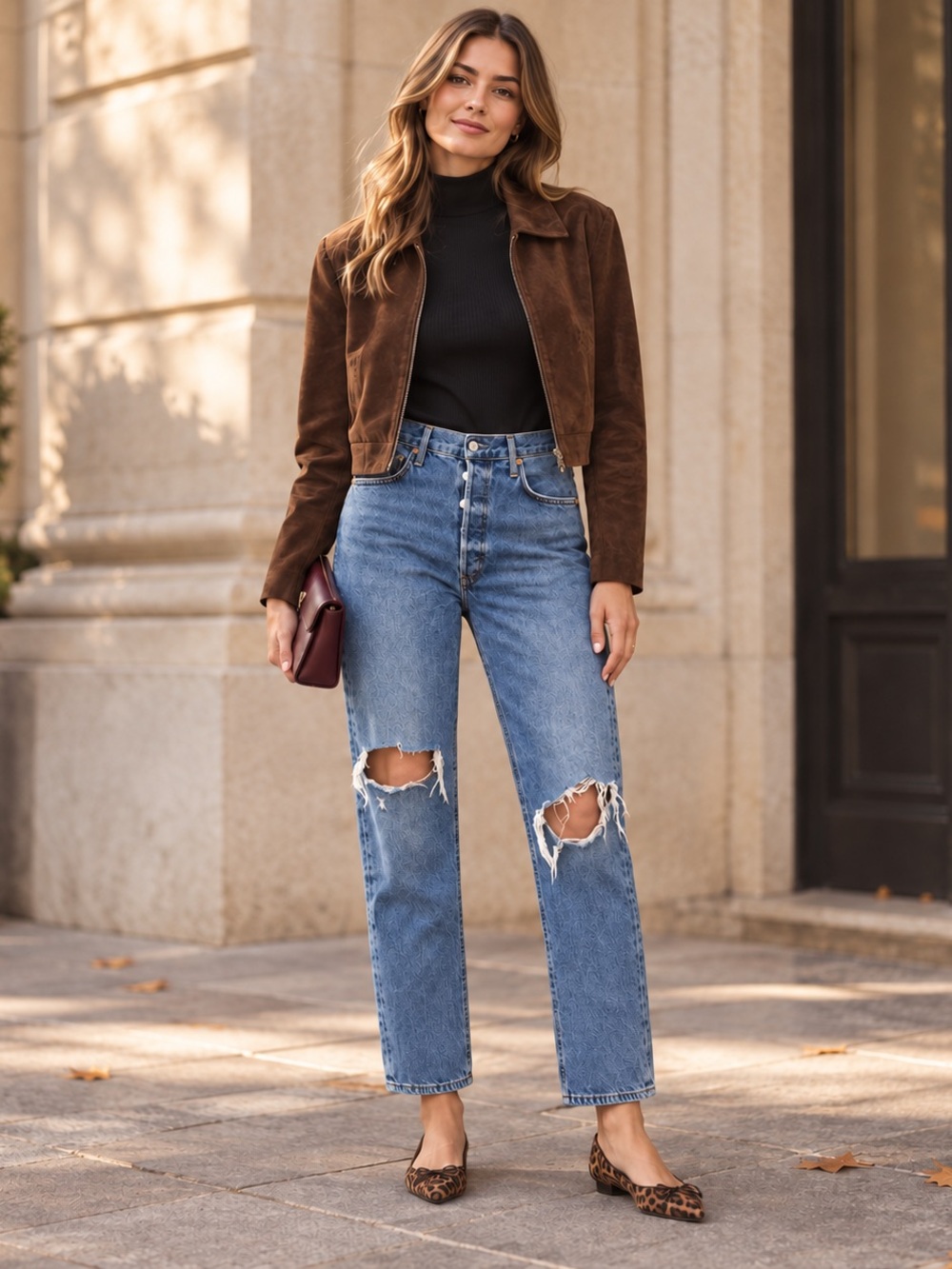 Citizens of Humanity Distressed Blue Ripped Jeans